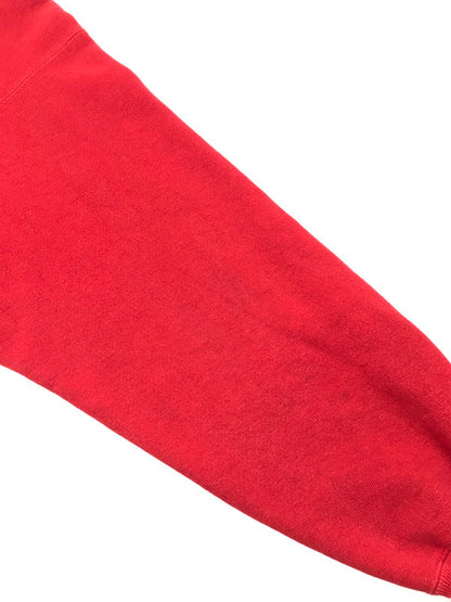 【中古品】【メンズ】 Champion チャンピオン 90’s REVERSE WEAVE MCV PRINT SWEAT 90年代 リバーシウェーブ エムシーブイ プリント スウェット トップス 刺繍タグ ヴィンテージ 146-250629-rt-05-tag サイズ：L カラー：レッド 万代Net店