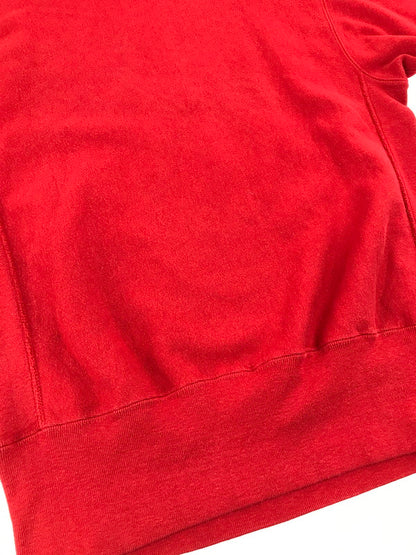 【中古品】【メンズ】 Champion チャンピオン 90’s REVERSE WEAVE MCV PRINT SWEAT 90年代 リバーシウェーブ エムシーブイ プリント スウェット トップス 刺繍タグ ヴィンテージ 146-250629-rt-05-tag サイズ：L カラー：レッド 万代Net店