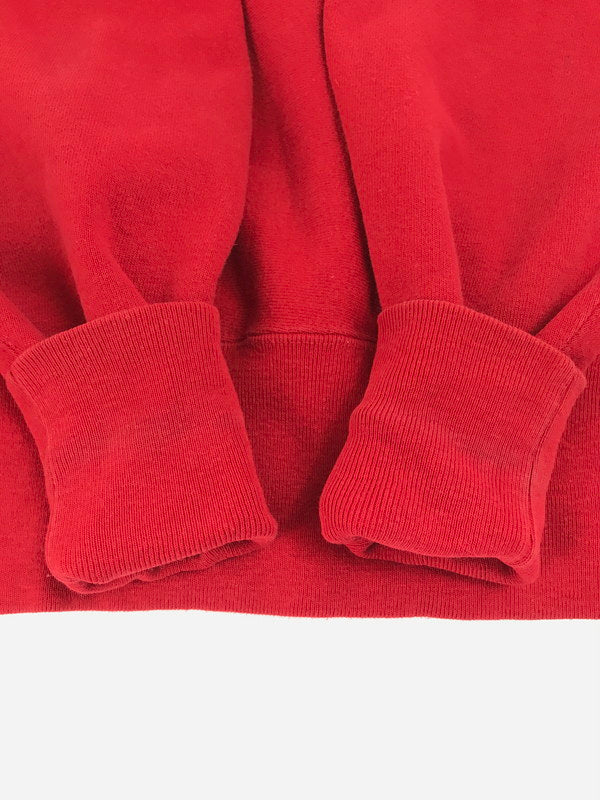 【中古品】【メンズ】 Champion チャンピオン 90’s REVERSE WEAVE MCV PRINT SWEAT 90年代 リバーシウェーブ エムシーブイ プリント スウェット トップス 刺繍タグ ヴィンテージ 146-250629-rt-05-tag サイズ：L カラー：レッド 万代Net店