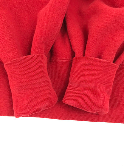 【中古品】【メンズ】 Champion チャンピオン 90’s REVERSE WEAVE MCV PRINT SWEAT 90年代 リバーシウェーブ エムシーブイ プリント スウェット トップス 刺繍タグ ヴィンテージ 146-250629-rt-05-tag サイズ：L カラー：レッド 万代Net店