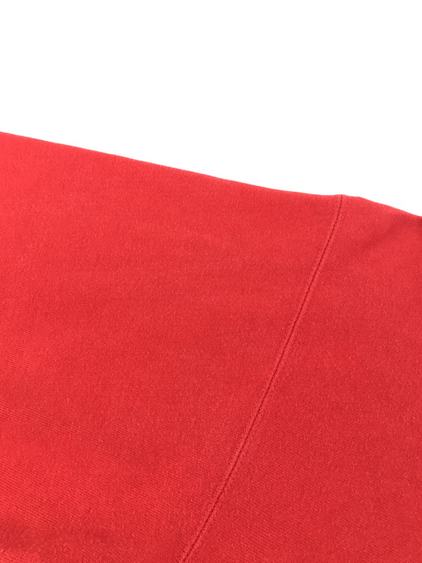 【中古品】【メンズ】 Champion チャンピオン 90’s REVERSE WEAVE MCV PRINT SWEAT 90年代 リバーシウェーブ エムシーブイ プリント スウェット トップス 刺繍タグ ヴィンテージ 146-250629-rt-05-tag サイズ：L カラー：レッド 万代Net店