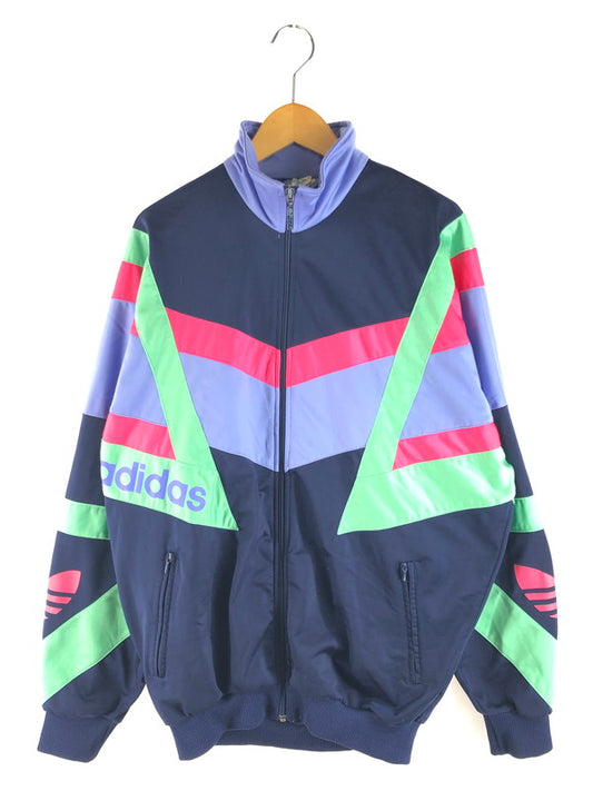 【中古品】【メンズ】 adidas アディダス 80～90's TREFOIL LOGO TRACK JACKET 80～90年代 トレフォイルロゴ トラックジャケット ライトアウター トップス ヴィンテージ 146-250704-rt-07-tag サイズ：L カラー：マルチカラー 万代Net店