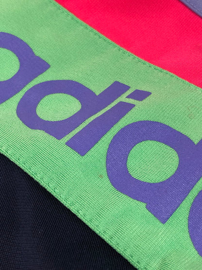 【中古品】【メンズ】 adidas アディダス 80～90's TREFOIL LOGO TRACK JACKET 80～90年代 トレフォイルロゴ トラックジャケット ライトアウター トップス ヴィンテージ 146-250704-rt-07-tag サイズ：L カラー：マルチカラー 万代Net店