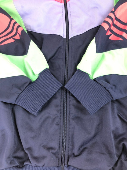 【中古品】【メンズ】 adidas アディダス 80～90's TREFOIL LOGO TRACK JACKET 80～90年代 トレフォイルロゴ トラックジャケット ライトアウター トップス ヴィンテージ 146-250704-rt-07-tag サイズ：L カラー：マルチカラー 万代Net店