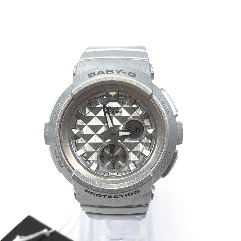 【中古美品】【レディース】 BABY-G ベイビージー WRISTWATCH BGA-195-8ADR リストウォッチ アナデジ クォーツ 腕時計 196-250610-yy-10-tag カラー：シルバー系 万代Net店