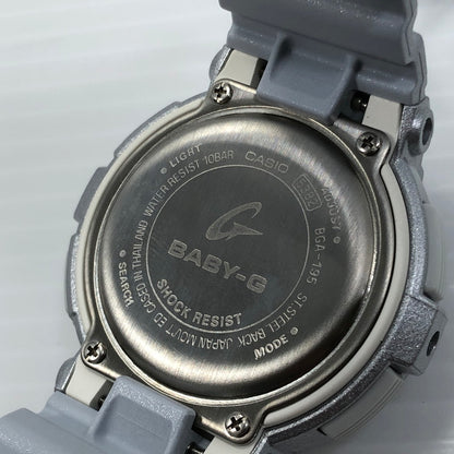 【中古美品】【レディース】 BABY-G ベイビージー WRISTWATCH BGA-195-8ADR リストウォッチ アナデジ クォーツ 腕時計 196-250610-yy-10-tag カラー：シルバー系 万代Net店