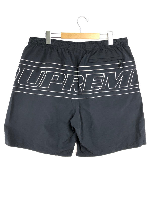 【中古品】【メンズ】 Supreme シュプリーム 25SS BIG LOGO NYLON SHORT ビッグ ロゴ ナイロン ショートパンツ ボトムス 149-260321-rt-06-tag サイズ：XL カラー：ブラック 万代Net店
