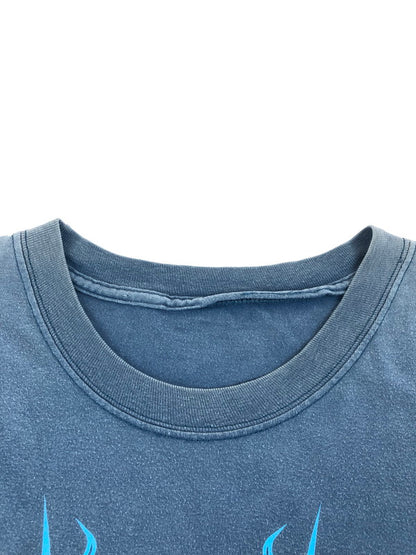 【現状渡し品】【メンズ】 HARLEY DAVIDSON ハーレーダビッドソン TASMANIAN DEVIL MOTORCYCLE PRINT TEE タスマニアンデビル モーターサイクル プリントTシャツ 146-250625-rt-04-tag サイズ：なし カラー：ブルー 万代Net店