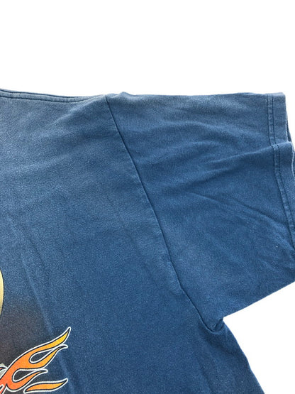 【現状渡し品】【メンズ】 HARLEY DAVIDSON ハーレーダビッドソン TASMANIAN DEVIL MOTORCYCLE PRINT TEE タスマニアンデビル モーターサイクル プリントTシャツ 146-250625-rt-04-tag サイズ：なし カラー：ブルー 万代Net店