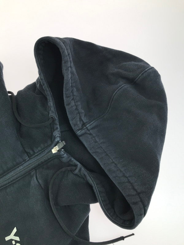 【現状渡し品】【メンズ】 Y-3 ワイスリー 21AW M CH1 GFX HOODIE Y-3 GK4402 フーディー ジップパーカー 140-250623-na-15-tag サイズ：M カラー：ブラック 万代Net店