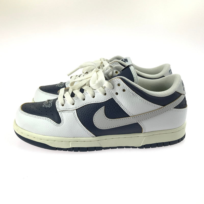 【中古美品】【メンズ】 NIKE SB ナイキエスビー × HUF ハフ コラボ DUNK LOW OG QS FD8775-100 ダンク ロー OG クイックストライク ニューヨーク スニーカー 靴 160-250620-hi-09-tag サイズ：27cm US 9 カラー：WHITE/NAVY-SAIL 万代Net店