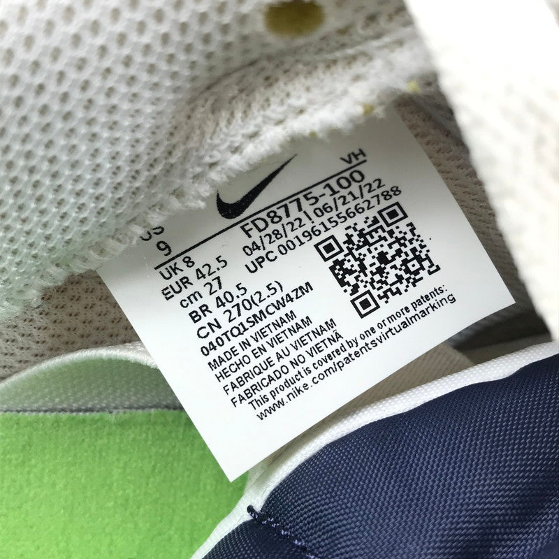 【中古美品】【メンズ】 NIKE SB ナイキエスビー × HUF ハフ コラボ DUNK LOW OG QS FD8775-100 ダンク ロー OG クイックストライク ニューヨーク スニーカー 靴 160-250620-hi-09-tag サイズ：27cm US 9 カラー：WHITE/NAVY-SAIL 万代Net店