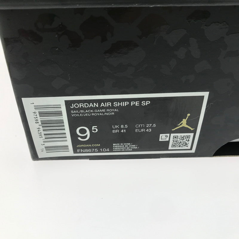 【中古美品】【メンズ】 NIKE ナイキ × AWAKE NY アウェイク ニューヨーク コラボ AIR SHIP PE SP FN8675-104 エア シップ PE SP スニーカー 靴 160-250624-yy-01-tag サイズ：27.5cm/US9.5 カラー：SAIL/BLACK-GAME ROYAL 万代Net店