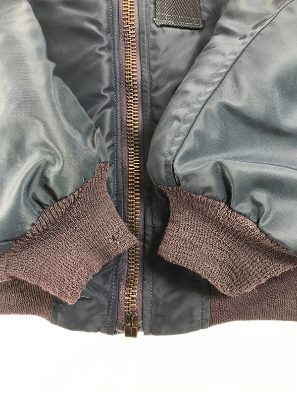 【現状渡し品】【メンズ】 Buzz Rickson's バズリクソンズ FLIGHT JACKET 5183565-4 B-15C フライトジャケット アウター 145-250623-na-13-tag サイズ：サイズ不明 下記参照 カラー：ネイビー 万代Net店