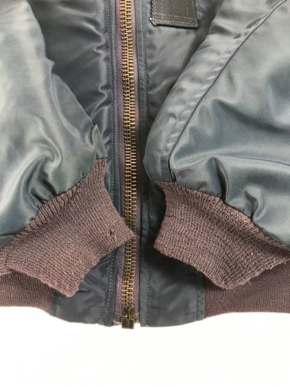 【現状渡し品】【メンズ】 Buzz Rickson's バズリクソンズ FLIGHT JACKET 5183565-4 B-15C フライトジャケット アウター 145-250623-na-13-tag サイズ：サイズ不明 下記参照 カラー：ネイビー 万代Net店