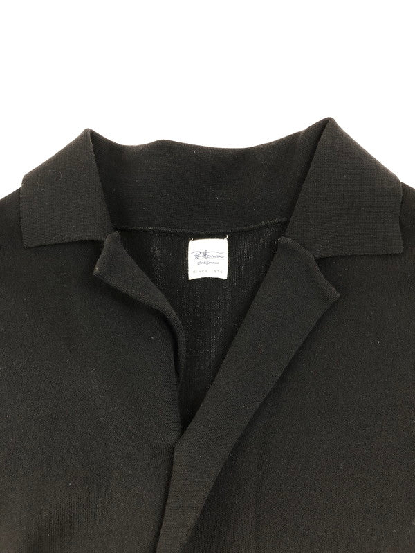 【中古品】【メンズ】 Ron Herman ロンハーマン COTTON SILK SHIRT 3720800017 コットンシルクシャツ オープンカラーシャツ 開襟シャツ トップス 140-250625-rt-06-tag サイズ：M カラー：ブラック 万代Net店