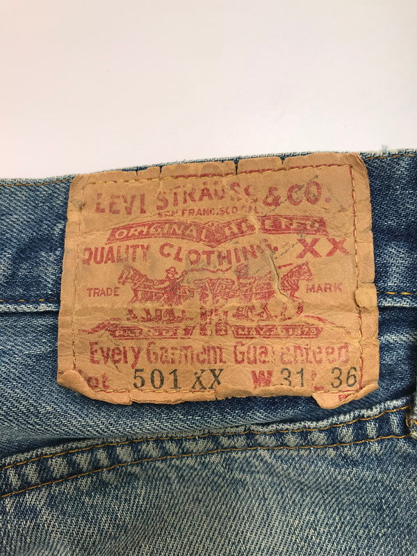 【現状渡し品】【メンズ】 Levi's リーバイス 90’S 501XX DENIM PANTS デニムパンツ ボトムス 1955モデル 刻印555 バレンシア工場製 157-250701-na-17-tag サイズ：31 カラー：インディゴ 万代Net店