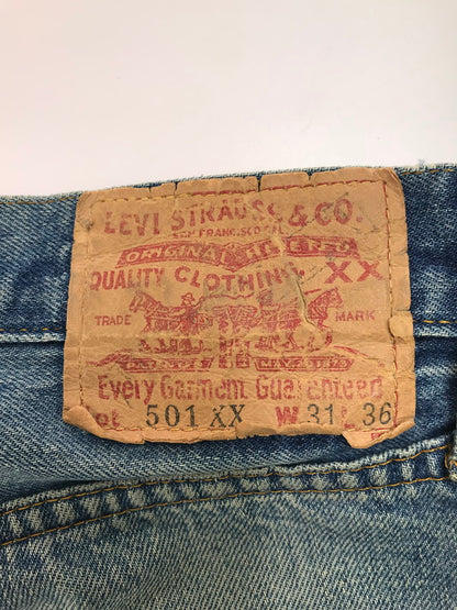 【現状渡し品】【メンズ】 Levi's リーバイス 90’S 501XX DENIM PANTS デニムパンツ ボトムス 1955モデル 刻印555 バレンシア工場製 157-250701-na-17-tag サイズ：31 カラー：インディゴ 万代Net店