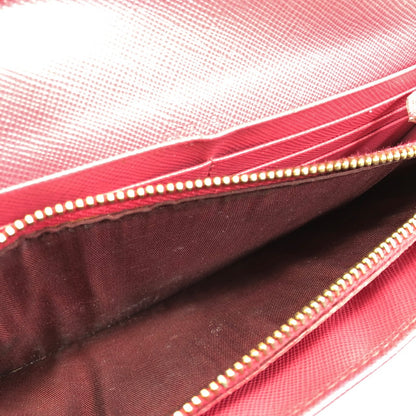 【現状渡し品】【レディース】 PRADA プラダ サフィアーノ リボン付き二つ折り長財布 1M1132 ロングウォレット 財布 181-250619-rt-07-tag カラー：ピオニア 万代Net店