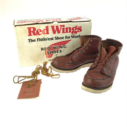 【中古品】【メンズ】 RED WING レッドウィング 6-INCH CLASSIC MOC 8875 6インチ クラシックモック アイリッシュセッター 96年製 表四角犬タグ ワークブーツ 靴 164-250624-yy-09-tag サイズ：US7.5E カラー：オロラセット/ポーテージ 万代Net店