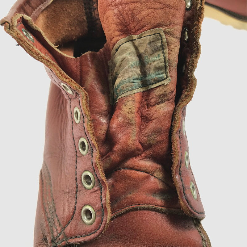 【中古品】【メンズ】 RED WING レッドウィング 6-INCH CLASSIC MOC 8875 6インチ クラシックモック アイリッシュセッター 96年製 表四角犬タグ ワークブーツ 靴 164-250624-yy-09-tag サイズ：US7.5E カラー：オロラセット/ポーテージ 万代Net店