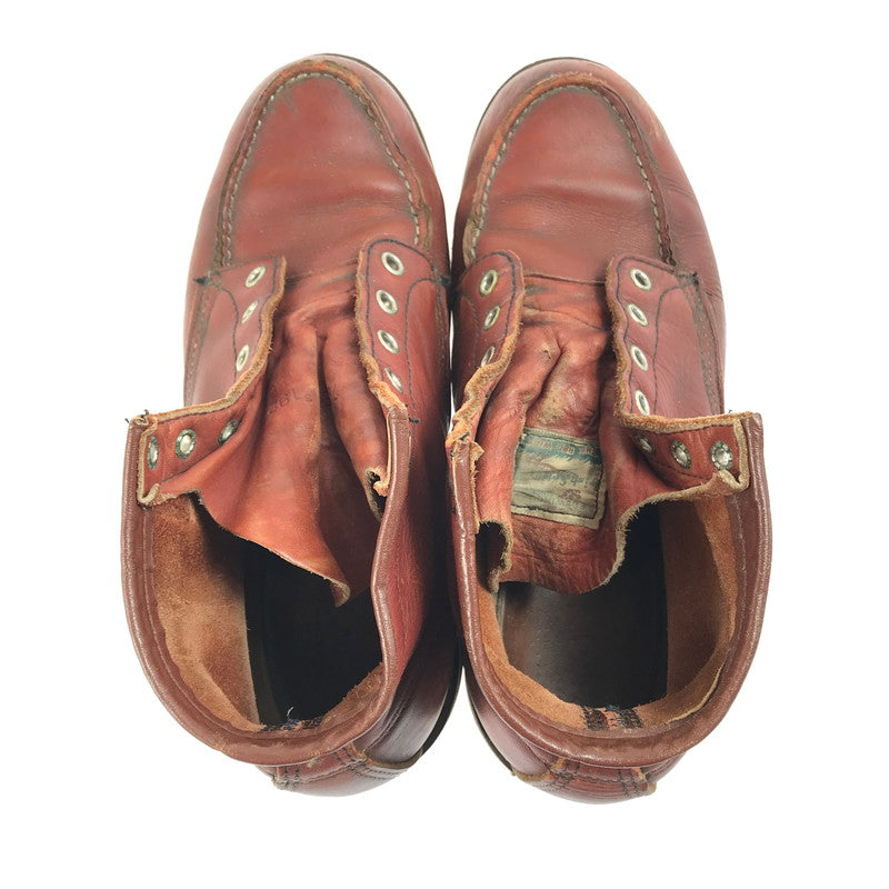 【中古品】【メンズ】 RED WING レッドウィング 6-INCH CLASSIC MOC 8875 6インチ クラシックモック アイリッシュセッター 96年製 表四角犬タグ ワークブーツ 靴 164-250624-yy-09-tag サイズ：US7.5E カラー：オロラセット/ポーテージ 万代Net店