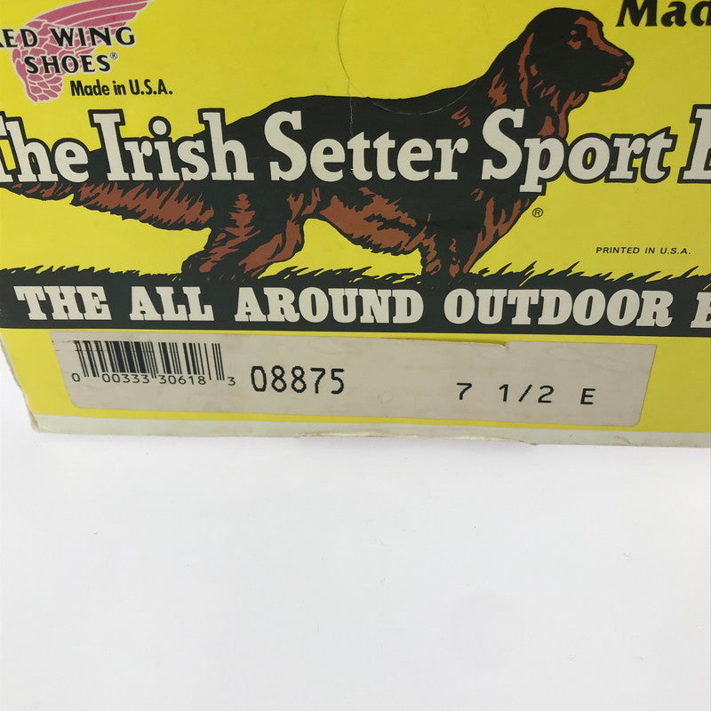 【中古品】【メンズ】 RED WING レッドウィング 6-INCH CLASSIC MOC 8875 6インチ クラシックモック アイリッシュセッター 96年製 表四角犬タグ ワークブーツ 靴 164-250624-yy-09-tag サイズ：US7.5E カラー：オロラセット/ポーテージ 万代Net店