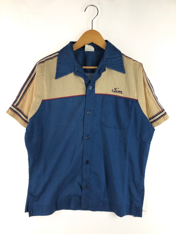 【現状渡し品】【メンズ】 KING LOUIE キング ルイ 70's BORING SHIRT 70年代 ボーリングシャツ 開襟シャツ トップス ヴィンテージ 146-250626-rt-08-tag サイズ：M カラー：ブルー 万代Net店