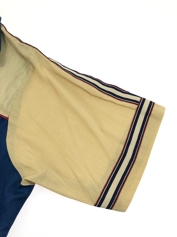 【現状渡し品】【メンズ】 KING LOUIE キング ルイ 70's BORING SHIRT 70年代 ボーリングシャツ 開襟シャツ トップス ヴィンテージ 146-250626-rt-08-tag サイズ：M カラー：ブルー 万代Net店