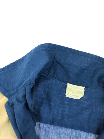 【現状渡し品】【メンズ】 KING LOUIE キング ルイ 70's BORING SHIRT 70年代 ボーリングシャツ 開襟シャツ トップス ヴィンテージ 146-250626-rt-08-tag サイズ：M カラー：ブルー 万代Net店