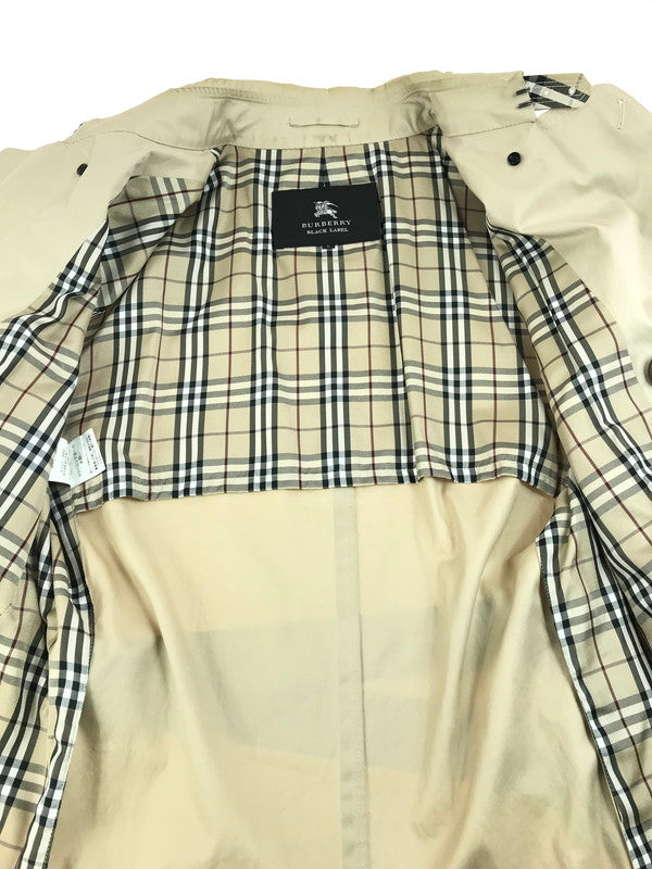 【中古品】【メンズ】 BURBERRY BLACK LABEL バーバリーブラックレーベル TRENCH COAT BMA08-201-43 トレンチコート アウター 141-250626-ki-05-tag サイズ：L カラー：ベージュ 万代Net店