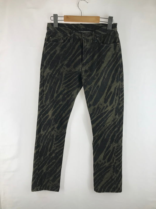 【中古品】【メンズ】 JELADO ジェラード ZEBRA DESIGN PANTS ゼブラ デザイン パンツ ボトムス 156-250710-ki-10-tag サイズ：1 カラー：ブラック/カーキ 万代Net店