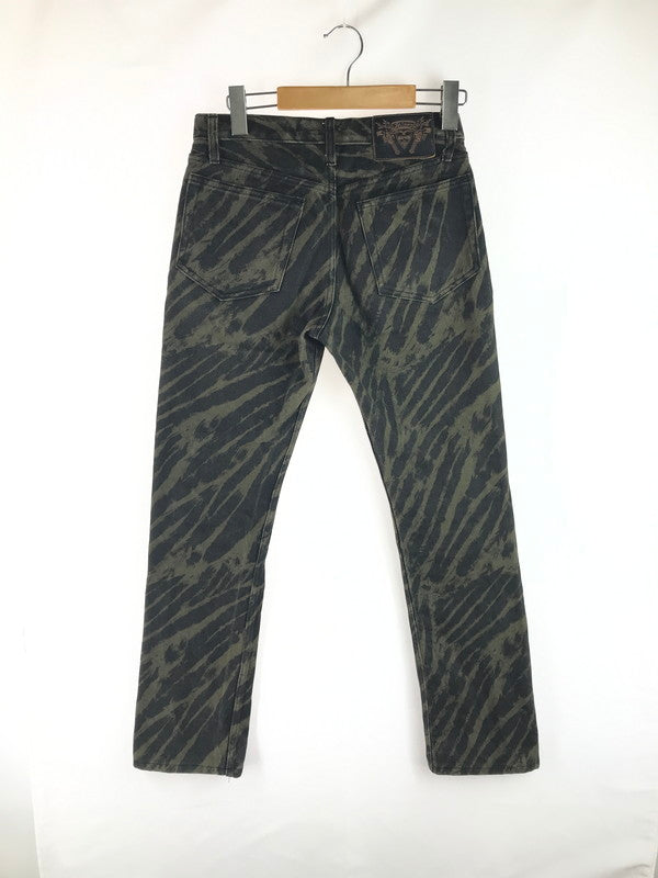 【中古品】【メンズ】 ZEBRA DESIGN PANTS ゼブラ デザイン パンツ ボトムス 156-250710-ki-10-tag サイズ：1 カラー：ブラック/カーキ 万代Net店