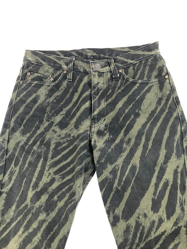 【中古品】【メンズ】 ZEBRA DESIGN PANTS ゼブラ デザイン パンツ ボトムス 156-250710-ki-10-tag サイズ：1 カラー：ブラック/カーキ 万代Net店