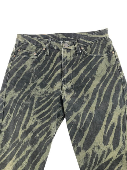 【中古品】【メンズ】 ZEBRA DESIGN PANTS ゼブラ デザイン パンツ ボトムス 156-250710-ki-10-tag サイズ：1 カラー：ブラック/カーキ 万代Net店