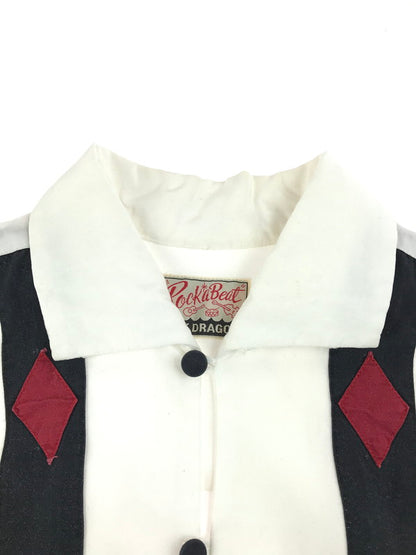 【中古品】【メンズ】 PINK DRAGON ピンク ドラゴン ROCK A BEAT ロック ア ビート 80'S RAYON SHIRT 80 年代 レーヨンシャツ 長袖シャツ 146-250703-na-11-tag サイズ：サイズ表記なし 下記参照 カラー：ホワイト 万代Net店