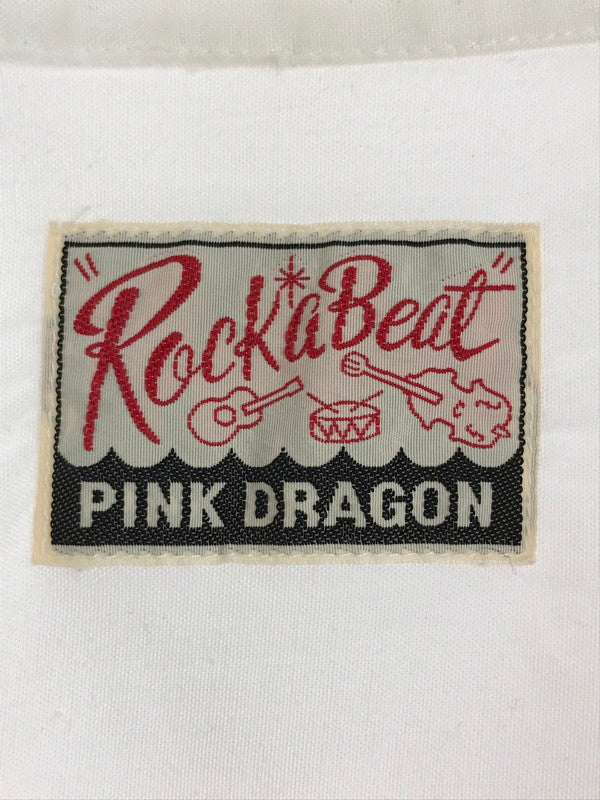 【中古品】【メンズ】 PINK DRAGON ピンク ドラゴン ROCK A BEAT ロック ア ビート 80'S RAYON SHIRT 80 年代 レーヨンシャツ 長袖シャツ 146-250703-na-11-tag サイズ：サイズ表記なし 下記参照 カラー：ホワイト 万代Net店
