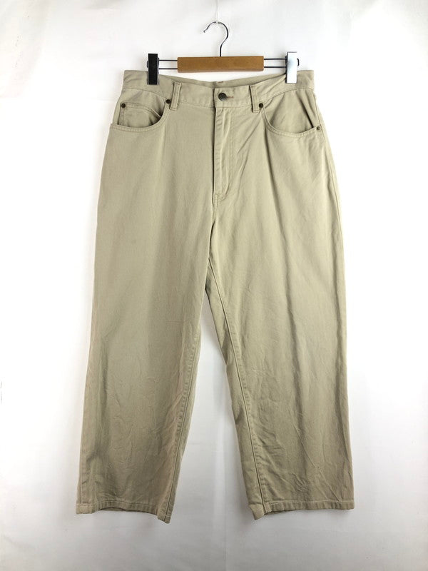 【中古品】【メンズ】 KENZO JEANS ケンゾー ジーンズ KHB199 RAYON BLEND STRAIGHT PANTS レーヨン混ストレートパンツ 152-260105-rt-01-tag サイズ：85ｃｍ カラー：ベージュ 万代Net店