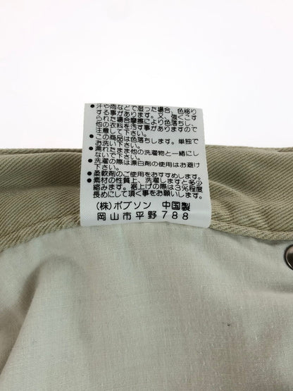 【中古品】【メンズ】 KENZO JEANS ケンゾー ジーンズ KHB199 RAYON BLEND STRAIGHT PANTS レーヨン混ストレートパンツ 152-260105-rt-01-tag サイズ：85ｃｍ カラー：ベージュ 万代Net店