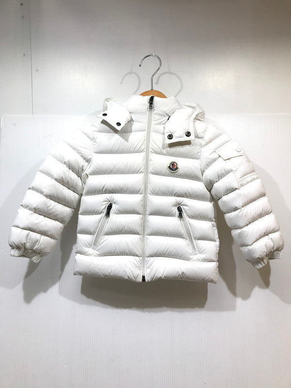 【中古品】【キッズ】 MONCLER モンクレール JULES GIUBBOTTO JACKET H29511A00013 ジュール・ジュボット ジャケット アウター 173-251115-rt-19-tag サイズ：100cm カラー：ホワイト 万代Net店