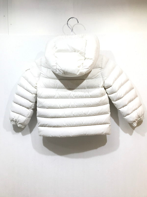 【中古品】【キッズ】 MONCLER モンクレール JULES GIUBBOTTO JACKET H29511A00013 ジュール・ジュボット ジャケット アウター 173-251115-rt-19-tag サイズ：100cm カラー：ホワイト 万代Net店
