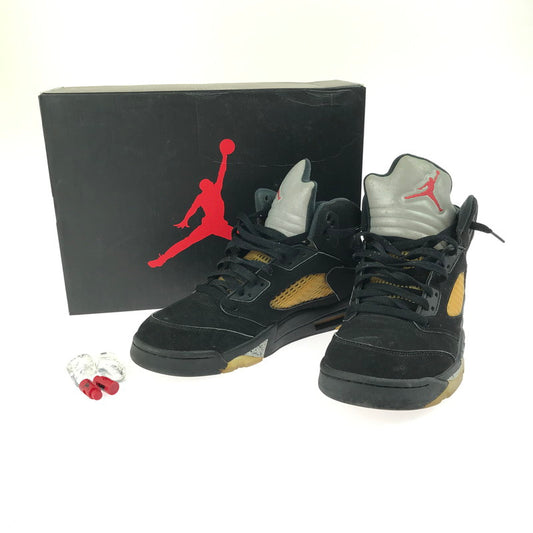 【現状渡し品】【メンズ】 NIKE ナイキ AIR JORDAN 5 RETRO OG 2016 845035-003 エア ジョーダン 5 レトロ 2016 スニーカー 靴 160-250620-hi-03-tag サイズ：28cm US 10 カラー：BLACK/FIRE RED 万代Net店