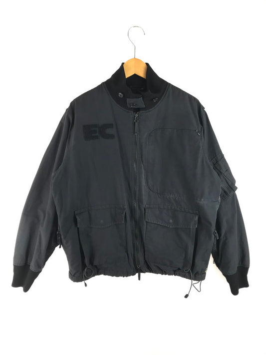 【中古品】【メンズ】 ECロゴ G-8タイプ マルチポケット コットンフライトジャケット アウター 142-250626-ki-03-tag サイズ：M カラー：ブラック 万代Net店