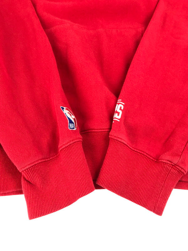 【中古品】【メンズ】 XLARGE エクストララージ NEWERA ニューエラ NBA エヌビーエー CLIPPERS MIX LOGO PULLOVER HOODED クリッパーズ ミックス ロゴ プルオーバー パーカー 142-250703-na-18-tag サイズ：L カラー：レッド 万代Net店