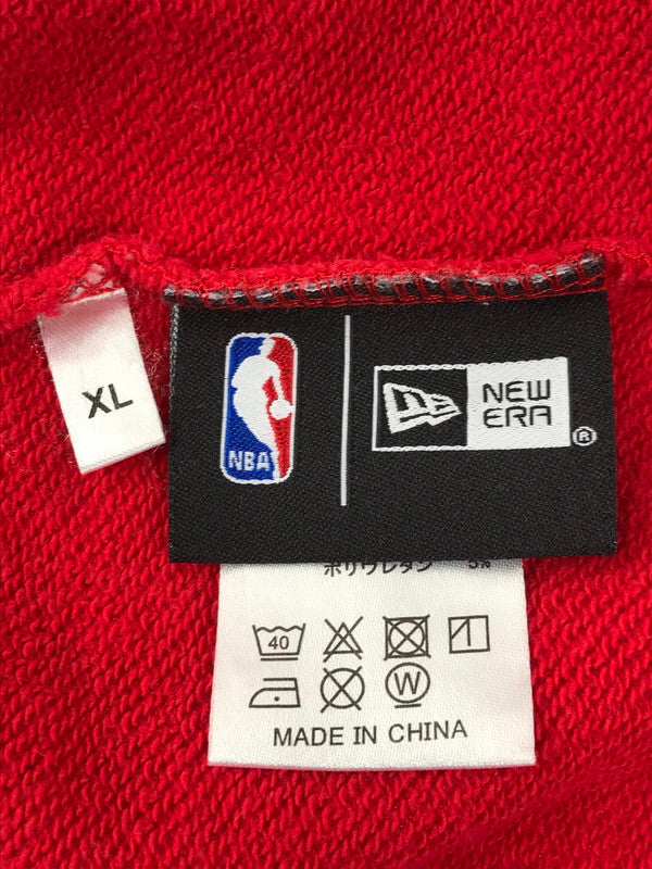 【中古品】【メンズ】 XLARGE エクストララージ NEWERA ニューエラ NBA エヌビーエー CLIPPERS MIX LOGO PULLOVER HOODED クリッパーズ ミックス ロゴ プルオーバー パーカー 142-250703-na-18-tag サイズ：L カラー：レッド 万代Net店