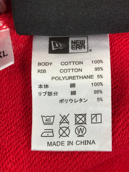 【中古品】【メンズ】 XLARGE エクストララージ NEWERA ニューエラ NBA エヌビーエー CLIPPERS MIX LOGO PULLOVER HOODED クリッパーズ ミックス ロゴ プルオーバー パーカー 142-250703-na-18-tag サイズ：L カラー：レッド 万代Net店