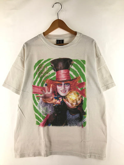 【中古美品】【メンズ】 SAINT MICHAEL セントマイケル DSNY_S/S TEE MAD HATTER SM-A23-0000-C25 ディズニー マッド ハッタ― ショートスリーブTシャツ トップス 140-250925-rt-05-tag カラー：ホワイト系 万代Net店