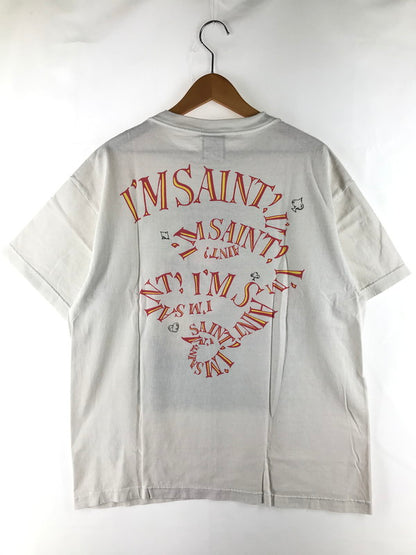 【中古美品】【メンズ】 SAINT MICHAEL セントマイケル DSNY_S/S TEE MAD HATTER SM-A23-0000-C25 ディズニー マッド ハッタ― ショートスリーブTシャツ トップス 140-250925-rt-05-tag カラー：ホワイト系 万代Net店