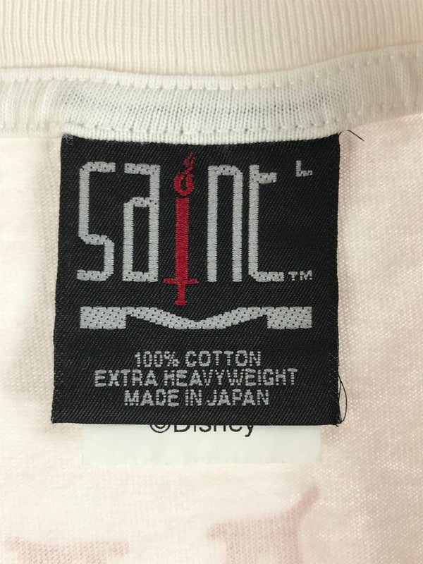 【中古美品】【メンズ】 SAINT MICHAEL セントマイケル DSNY_S/S TEE MAD HATTER SM-A23-0000-C25 ディズニー マッド ハッタ― ショートスリーブTシャツ トップス 140-250925-rt-05-tag カラー：ホワイト系 万代Net店