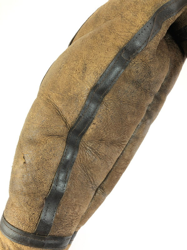 【現状渡し品】【メンズ】 AVIREX アヴィレックス USA製 B-3 MOUTON BOA FLIGHT JACKET 33H5595 AC-17755 ムートン ボア フライトジャケット アウター 145-250706-rt-09-tag サイズ：36 カラー：ブラウン 万代Net店